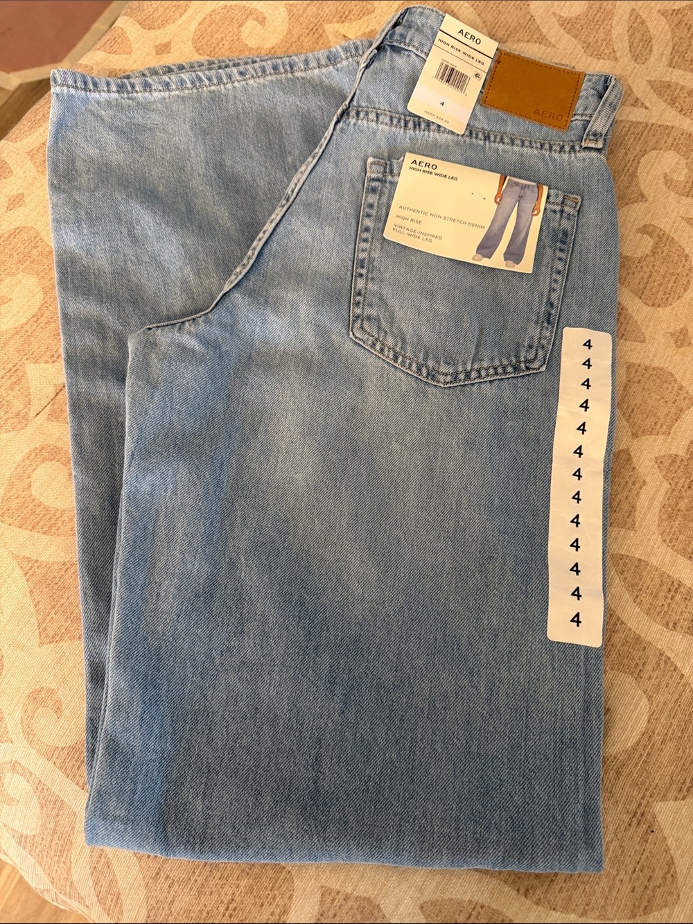 NWT AEROPOSTALE high rise, wide leg women’s denim size 4